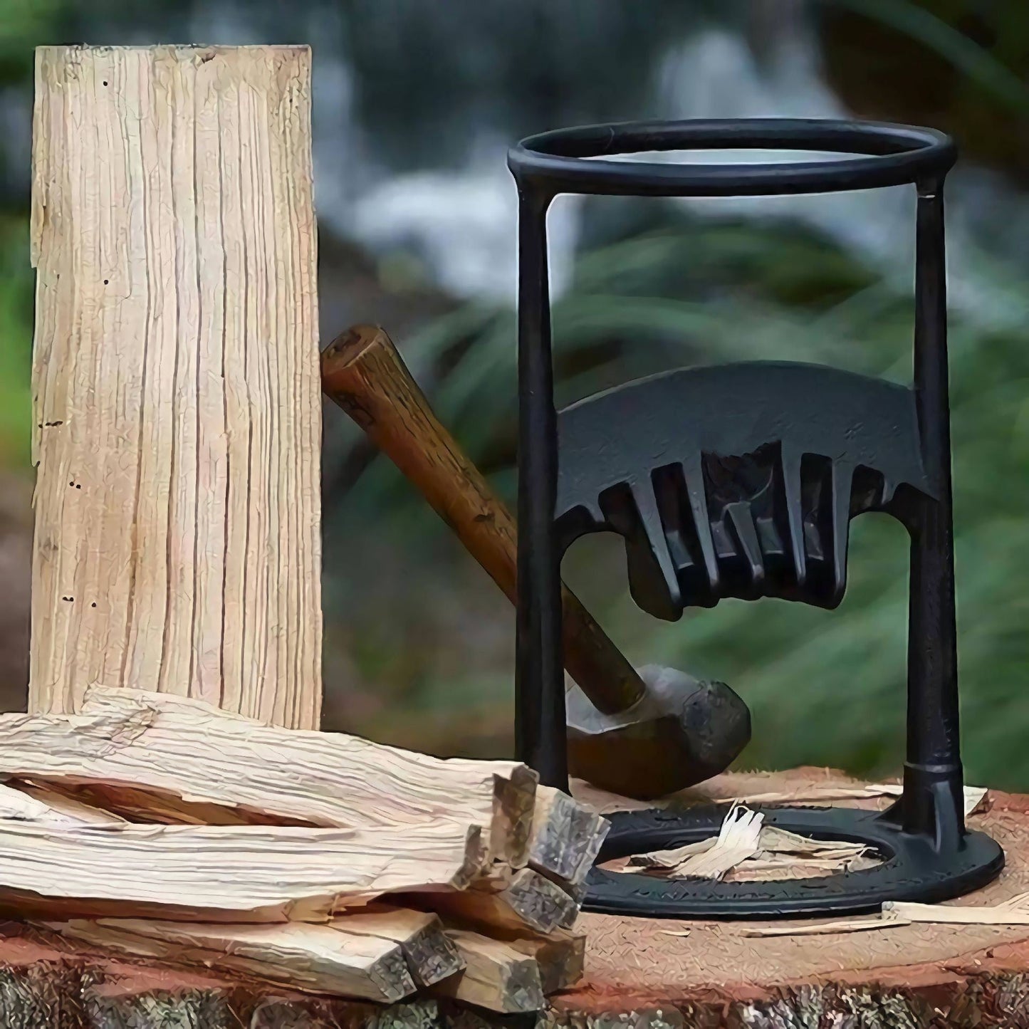 Cast Iron Manual Firewood Splitter - Homvista