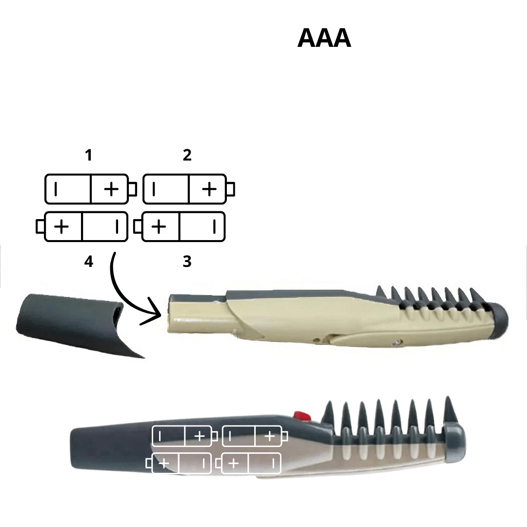 Dog & Cat Detangling Comb, Stainless Steel Pet Grooming Tool for Knots & Matted Fur - Homvista