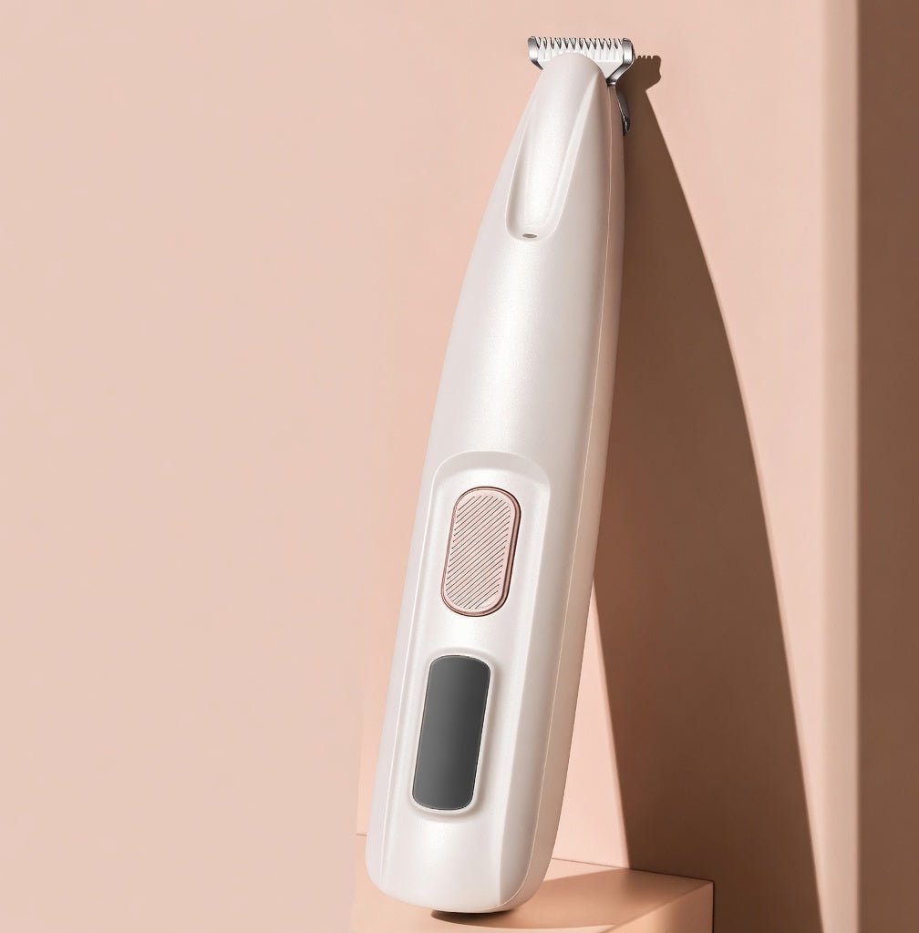 Dog Grooming Trimmer, Rechargeable Pet Clippers with LED, 18mm Blade & <35dB Quiet Operation - Homvista