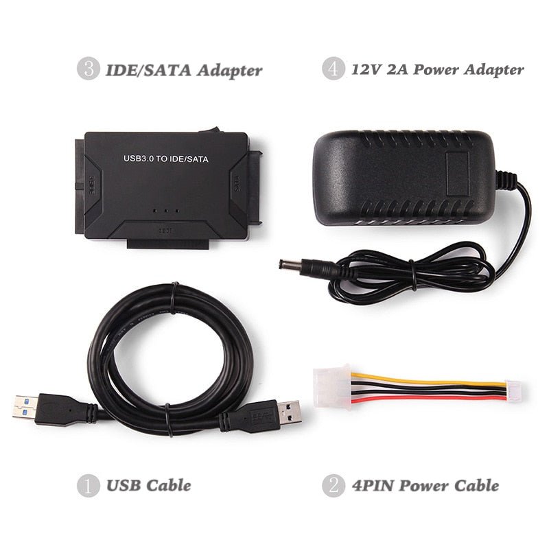 USB 3.0 to IDE/SATA Hard Drive Adapter - Homvista