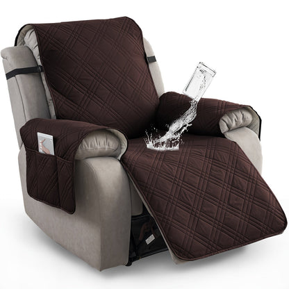 100% Waterproof Recliner Chair Cover, Non-Slip Furniture Protector with Pockets - Homvista