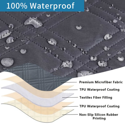 100% Waterproof Recliner Chair Cover, Non-Slip Furniture Protector with Pockets - Homvista
