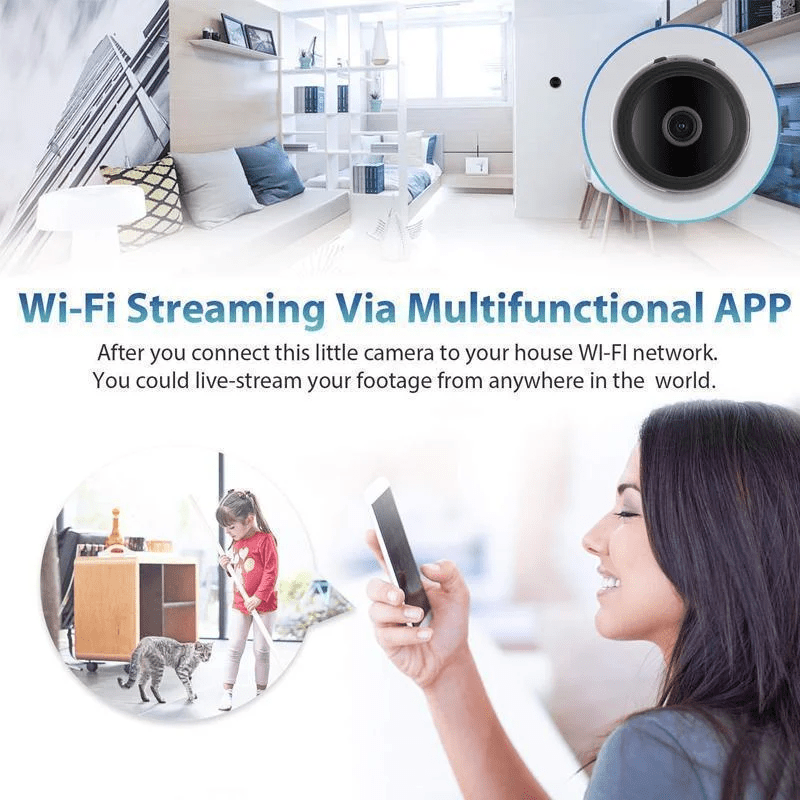 1080p Magnetic WiFi Mini Camera - Homvista