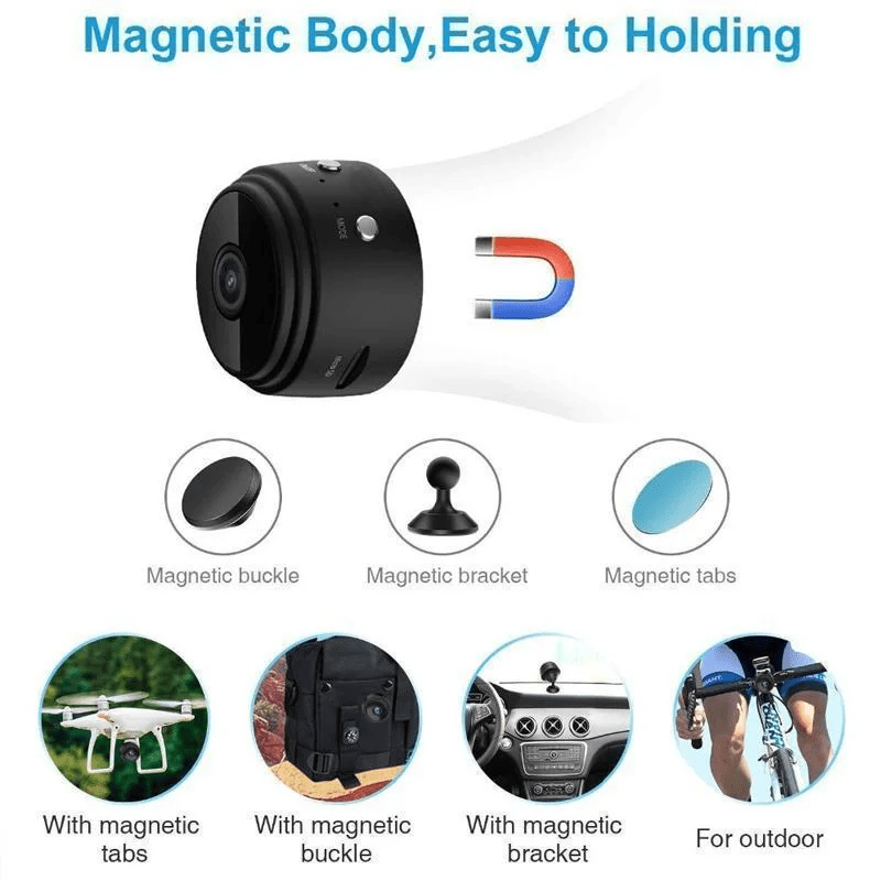 1080p Magnetic WiFi Mini Camera - Homvista