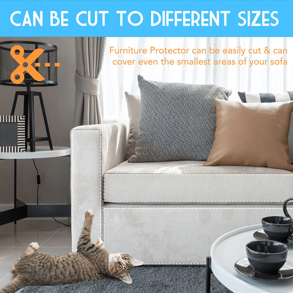 8PC Cat Scratch Furniture Protector Guards Anti-Scratch Couch Protector Pads - Homvista