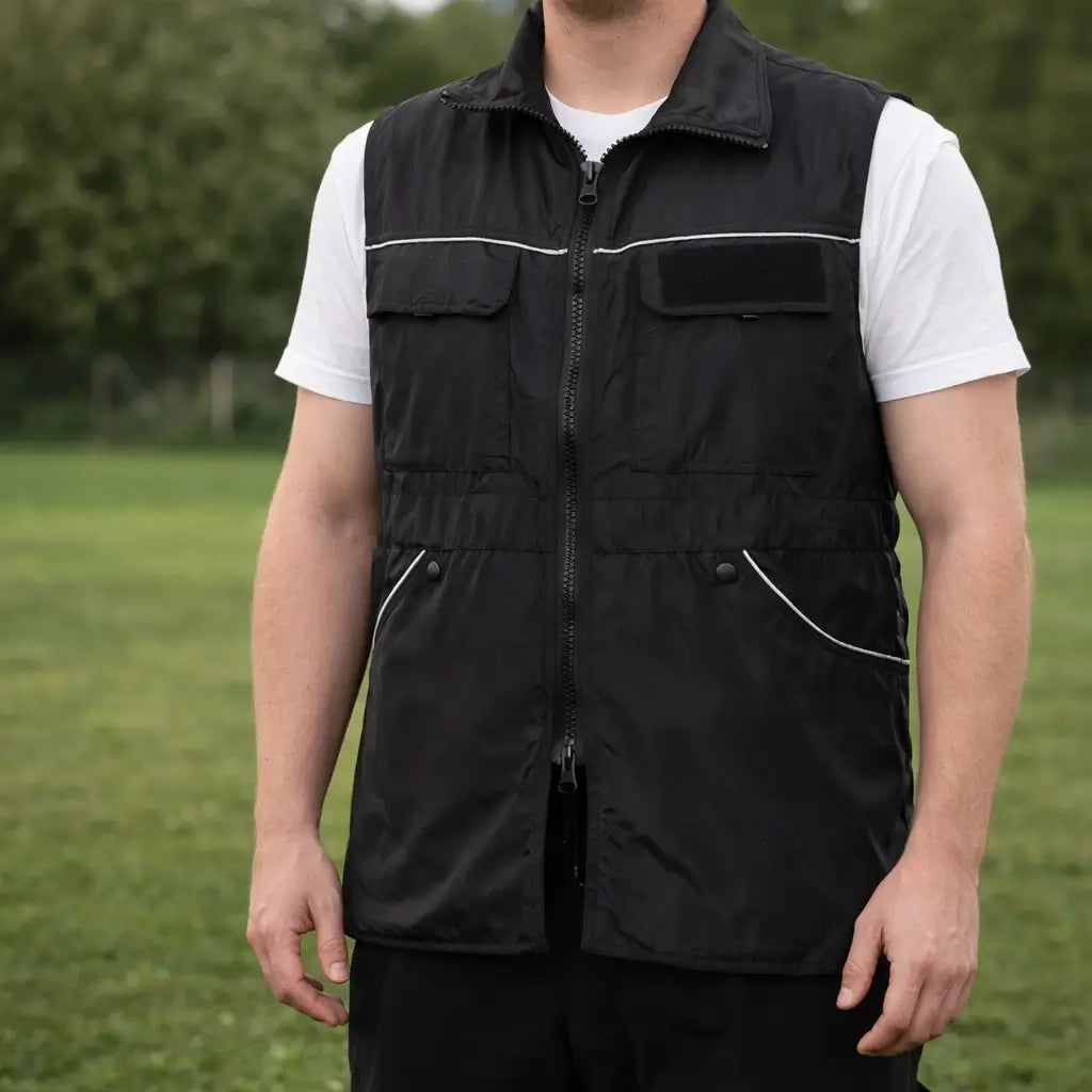 Dog Training Vest for Handlers, Utility Pocket Vest with Breathable Mesh & Reflective Details - Homvista