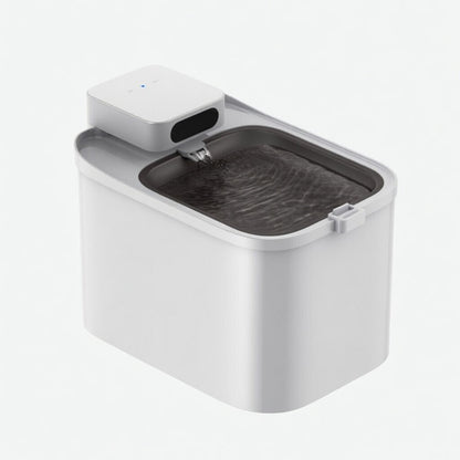 Cordless Pet Water Fountain with Bluetooth App, 3 Drinking Modes, Stainless Tray & 5 Filters - Homvista