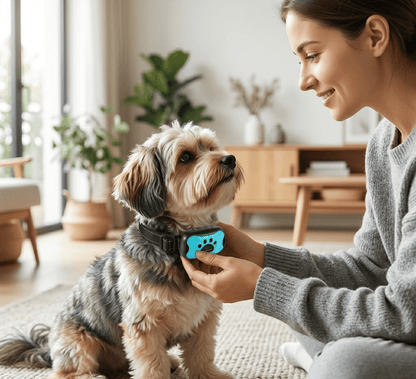 Anti-Bark Collar for Dogs, Automatic Sound & Vibration Bark Collar with Adjustable Sensitivity - Homvista