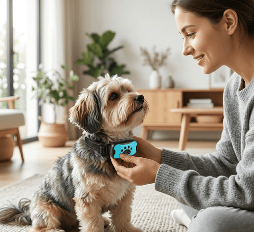 Anti-Bark Collar for Dogs, Automatic Sound & Vibration Bark Collar with Adjustable Sensitivity - Homvista