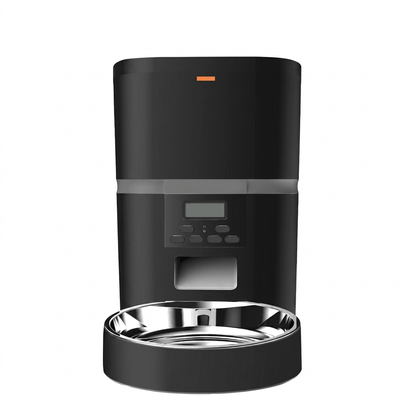 Automatic Cat Feeder, Programmable Timed Food Dispenser with 4 Meals/Day, Single or Dual Bowl - Homvista