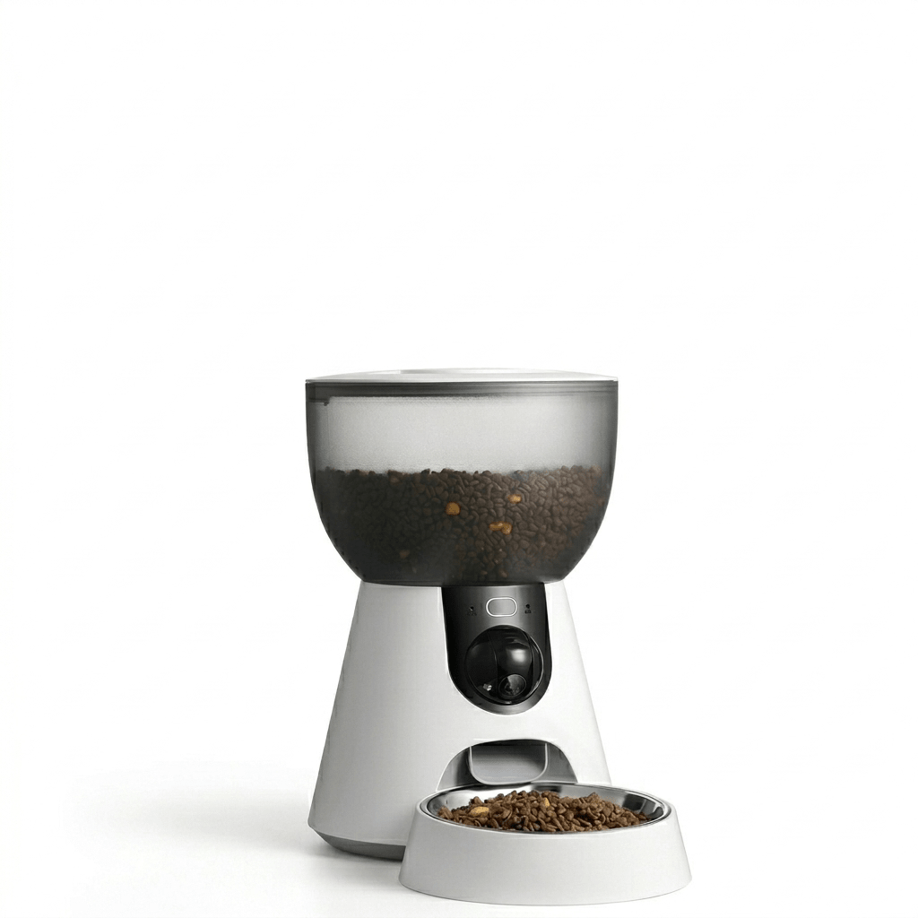 Automatic Cat Feeder with 2K Camera, 4L WiFi Pet Feeder with 160° View & Two-Way Audio - Homvista
