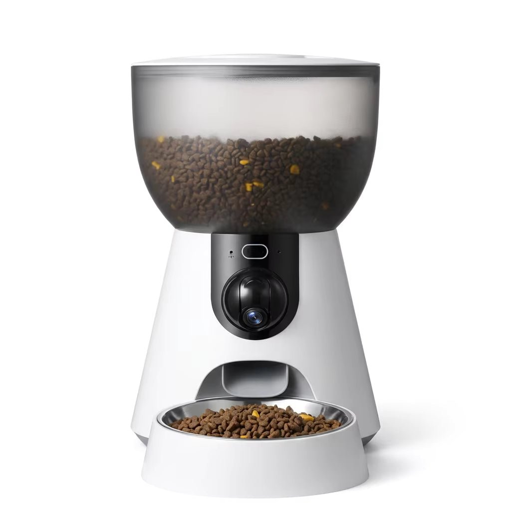Automatic Cat Feeder with 2K Camera, 4L WiFi Pet Feeder with 160° View & Two-Way Audio - Homvista