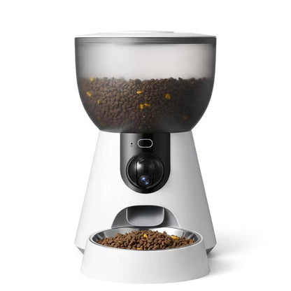 Automatic Cat Feeder with 2K Camera, 4L WiFi Pet Feeder with 160° View & Two-Way Audio - Homvista