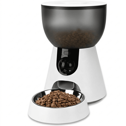 Automatic Cat Feeder with 2K Camera, 4L WiFi Pet Feeder with 160° View & Two-Way Audio - Homvista