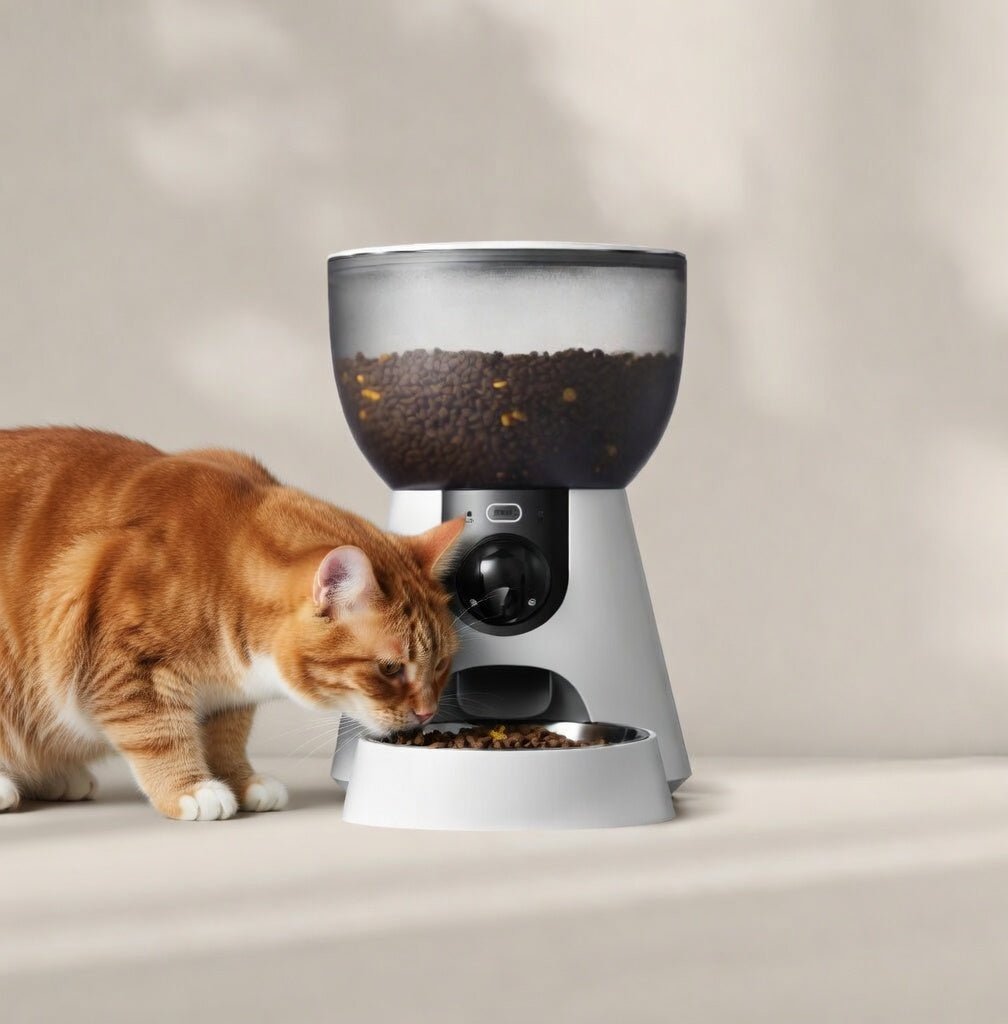 Automatic Cat Feeder with 2K Camera, 4L WiFi Pet Feeder with 160° View & Two-Way Audio - Homvista