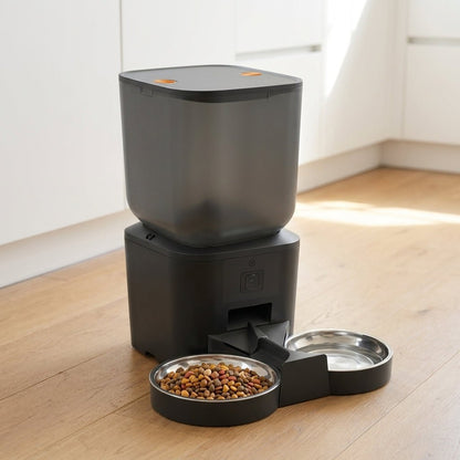 Automatic Cat Feeder with Camera, 2.11-Gal WiFi Pet Feeder with 1080p Video & 10 Meals/Day - Homvista