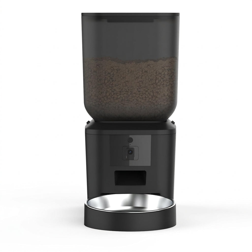 Automatic Cat Feeder with Camera, 2.11-Gal WiFi Pet Feeder with 1080p Video & 10 Meals/Day - Homvista