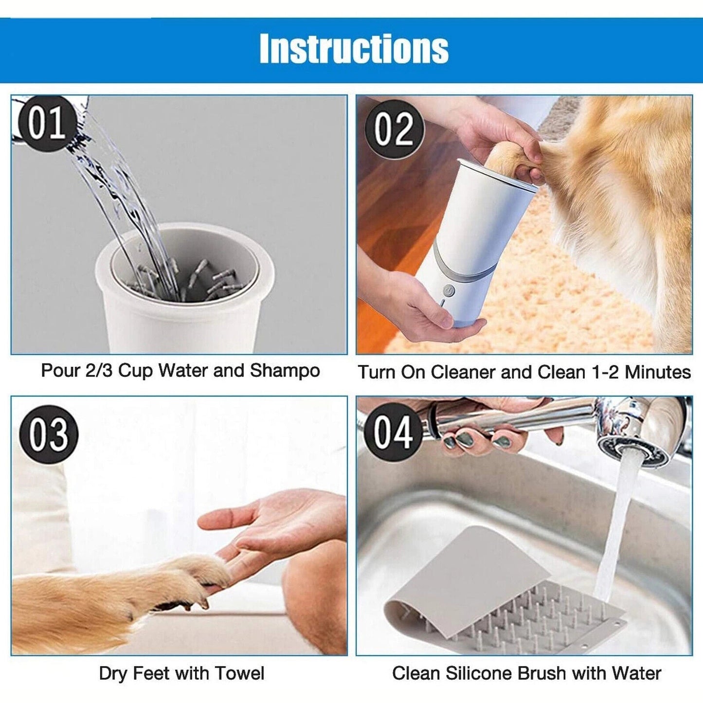 Automatic Paw Cleaner - Homvista