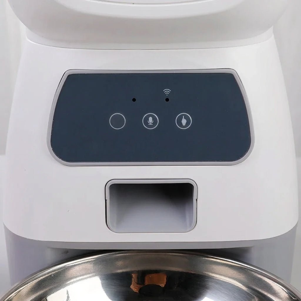 Automatic Pet Feeder, 3.5L WiFi Cat & Dog Food Dispenser with 4 Meals/Day & Voice Recording - Homvista