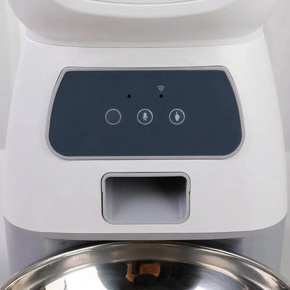 Automatic Pet Feeder, 3.5L WiFi Cat & Dog Food Dispenser with 4 Meals/Day & Voice Recording - Homvista