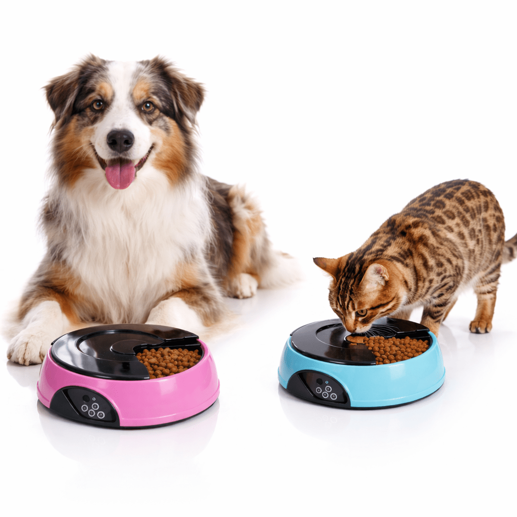 Automatic Pet Feeder, Timed Cat & Dog Food Dispenser with Adjustable Portion Control - Homvista