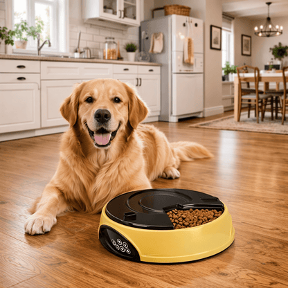 Automatic Pet Feeder, Timed Cat & Dog Food Dispenser with Adjustable Portion Control - Homvista