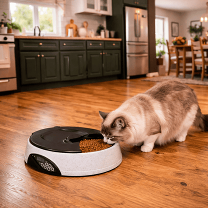 Automatic Pet Feeder, Timed Cat & Dog Food Dispenser with Adjustable Portion Control - Homvista
