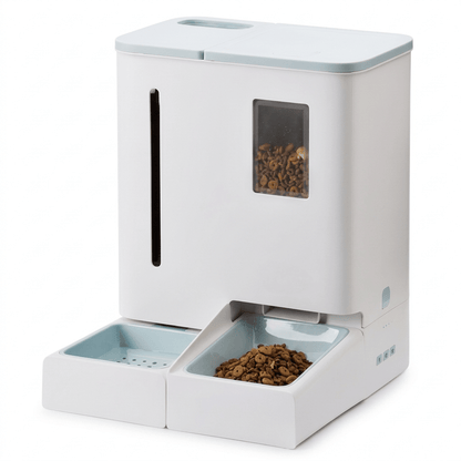 Automatic Pet Feeder & Waterer Set, WiFi Cat & Dog Feeding Station with App Control & Portion Settings - Homvista