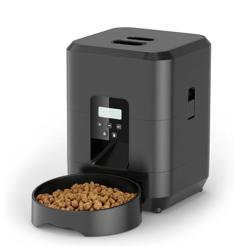 Automatic Pet Feeder, WiFi Cat & Dog Food Dispenser with Scheduled Portions & Button Control Options - Homvista