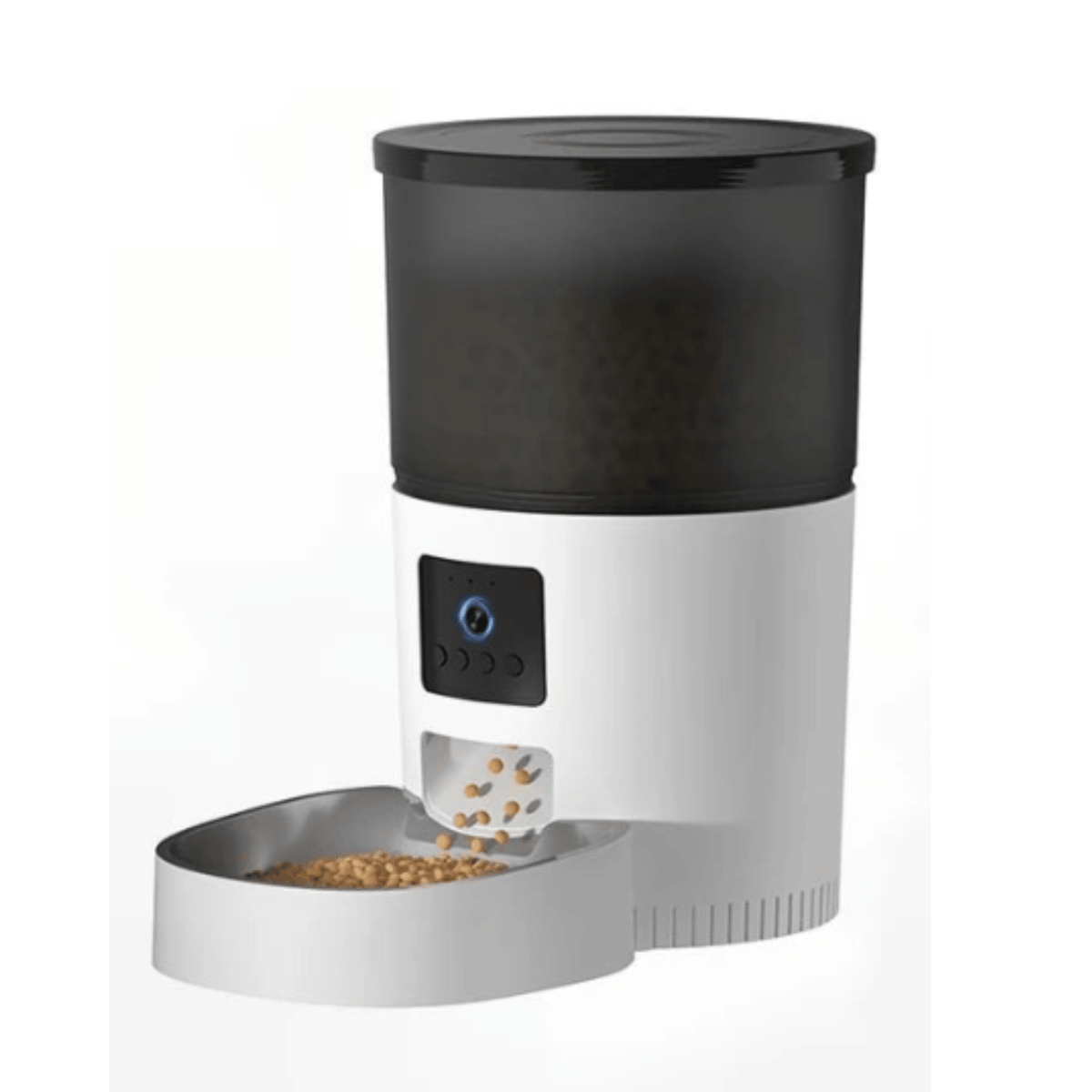Automatic Pet Feeder with HD Camera, WiFi App Control & Voice Recording for Cats & Dogs - Homvista