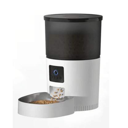 Automatic Pet Feeder with HD Camera, WiFi App Control & Voice Recording for Cats & Dogs - Homvista