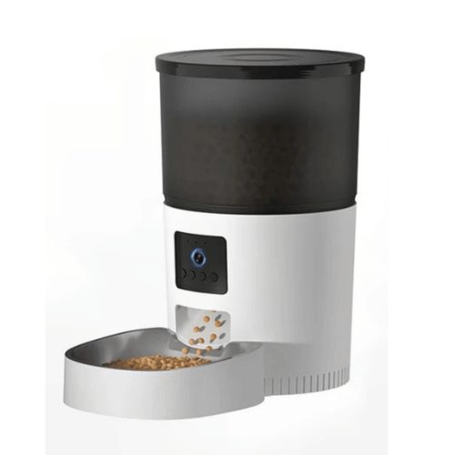 Automatic Pet Feeder with HD Camera, WiFi App Control & Voice Recording for Cats & Dogs - Homvista