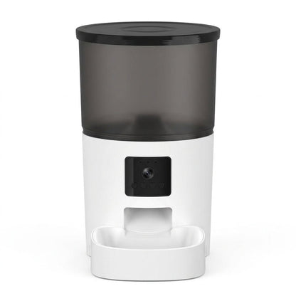 Automatic Pet Feeder with HD Camera, WiFi App Control & Voice Recording for Cats & Dogs - Homvista