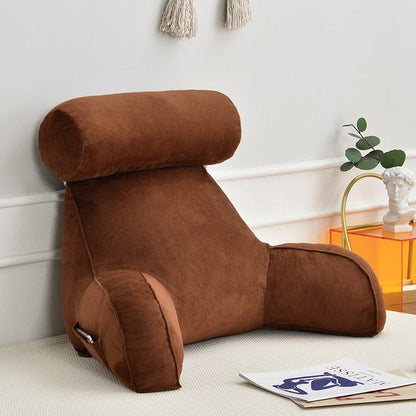 Backrest Pillow With Arms & Adjustable Headrest - Homvista