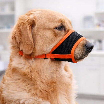Basket Dog Muzzle, Breathable Adjustable Muzzle for Biting, Panting & Drinking - Homvista