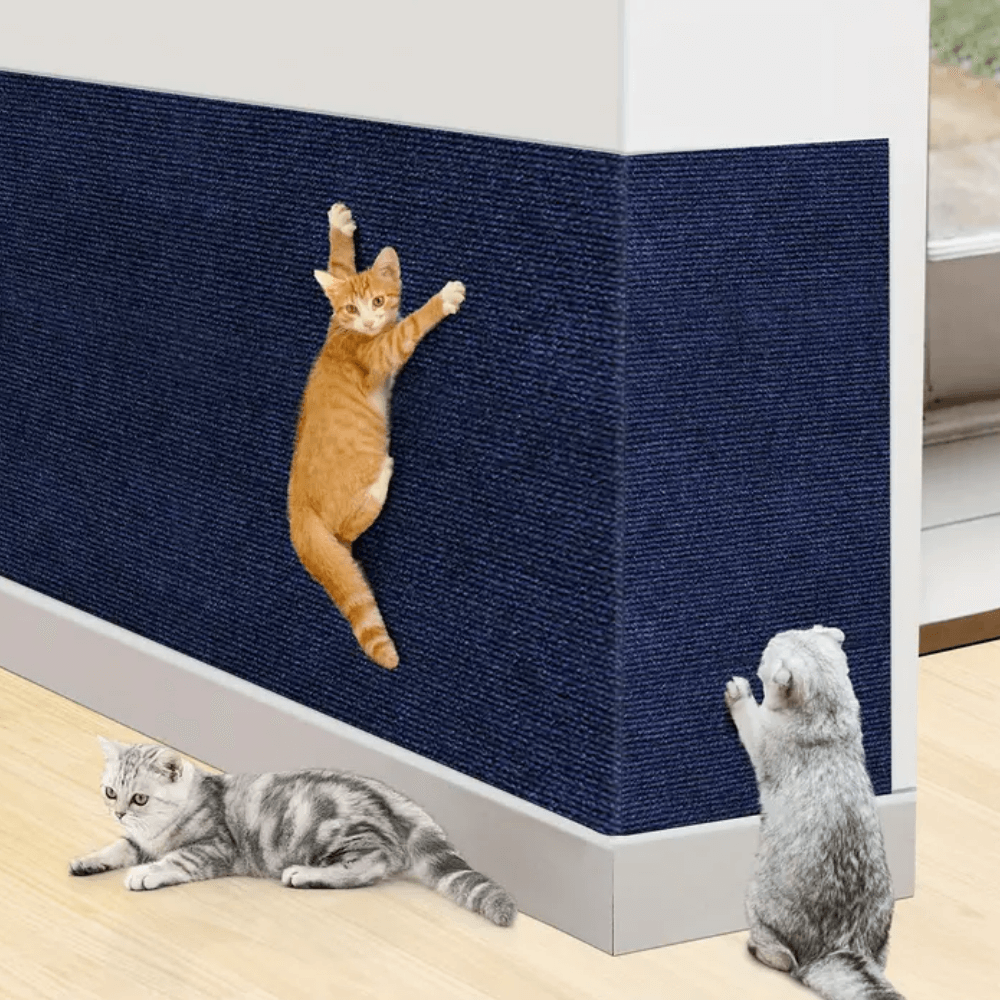 Cat Scratch Pad for Furniture, Adjustable Sofa Scratcher Mat with Straps, Multiple Lengths - Homvista