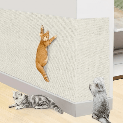 Cat Scratch Pad for Furniture, Adjustable Sofa Scratcher Mat with Straps, Multiple Lengths - Homvista