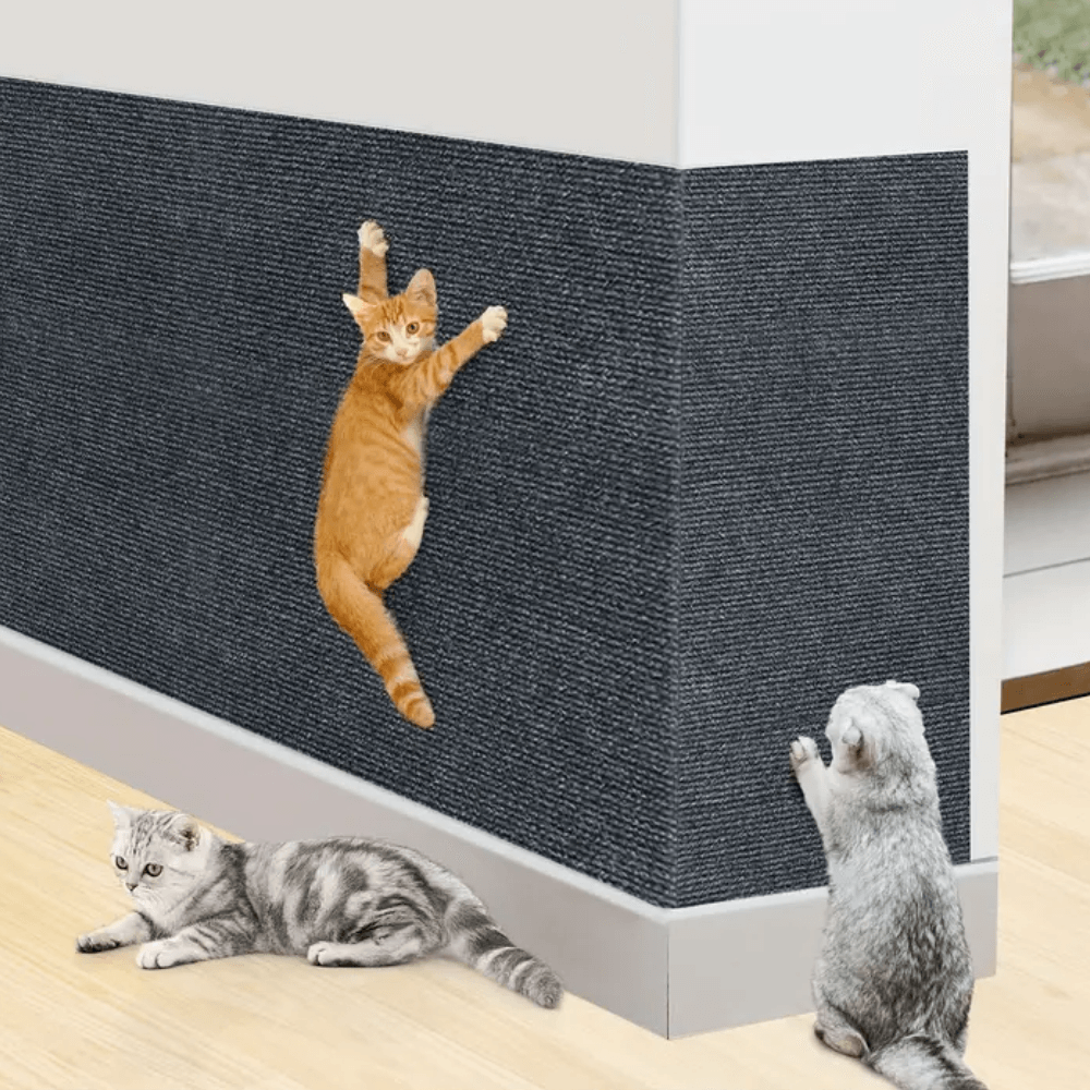 Cat Scratch Pad for Furniture, Adjustable Sofa Scratcher Mat with Straps, Multiple Lengths - Homvista