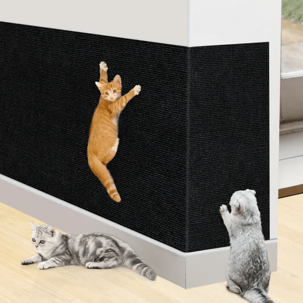 Cat Scratch Pad for Furniture, Adjustable Sofa Scratcher Mat with Straps, Multiple Lengths - Homvista