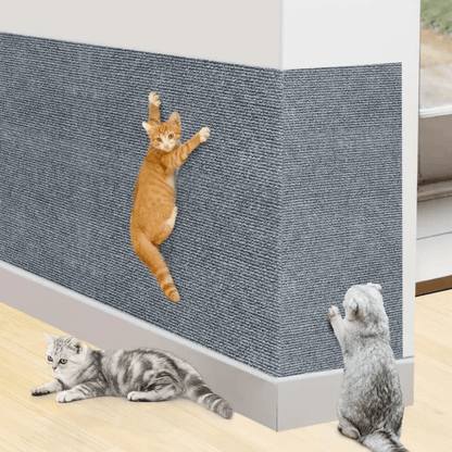 Cat Scratch Pad for Furniture, Adjustable Sofa Scratcher Mat with Straps, Multiple Lengths - Homvista