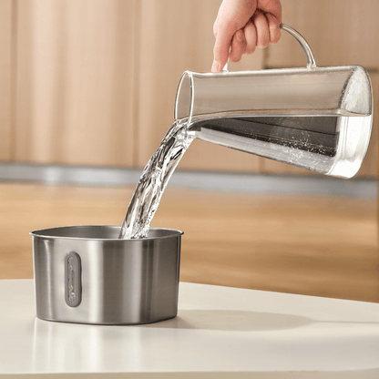 Cat Water Fountain, 2.2L Compact Filtered Pet Fountain with Quiet Easy-Clean Design - Homvista
