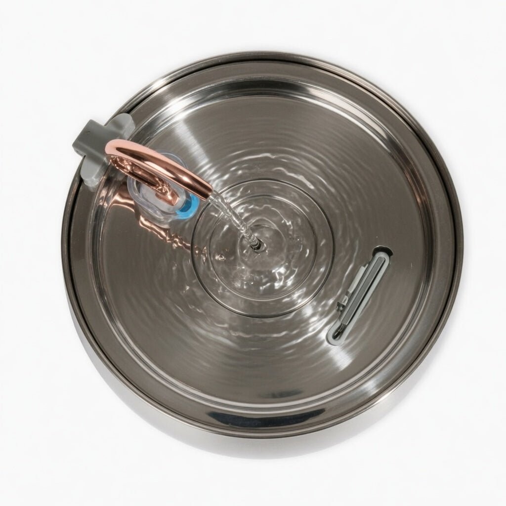 Cat Water Fountain, 4L Pet Fountain with Carbon Filter & Quiet Pump for Cats & Small Dogs - Homvista