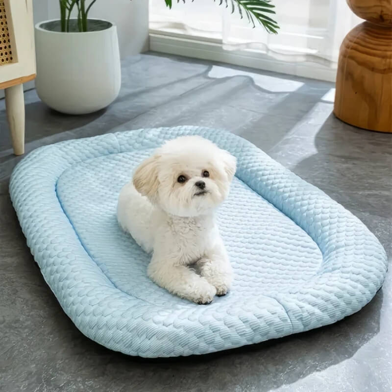 Cooling Dog Bed, Breathable Multi-Layer Pet Bed with Non-Slip Bottom & Washable Cover - Homvista
