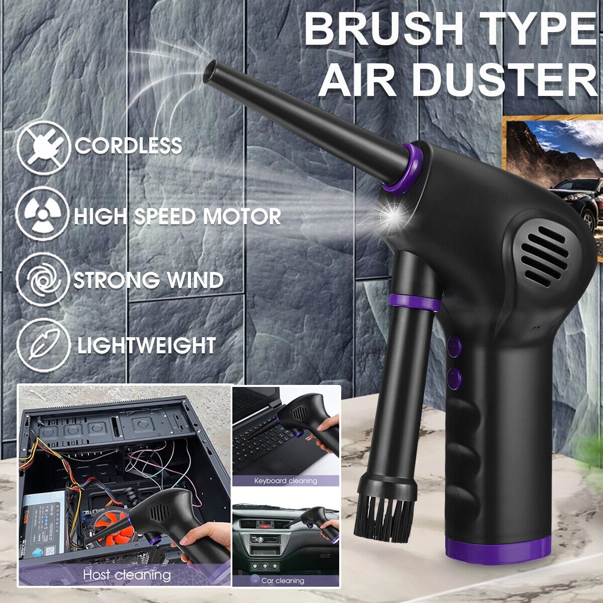 Cordless Air Duster - Homvista