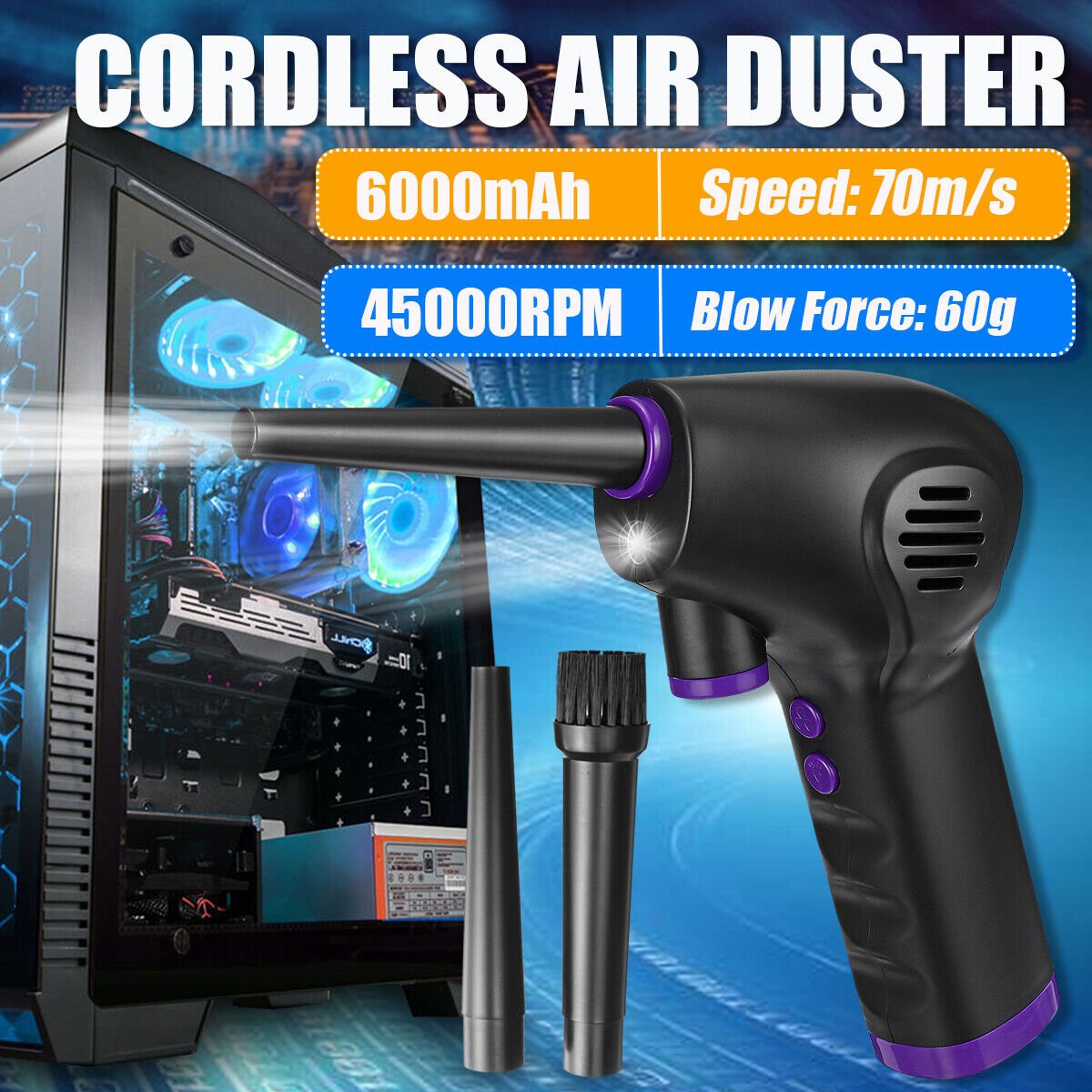 Cordless Air Duster - Homvista