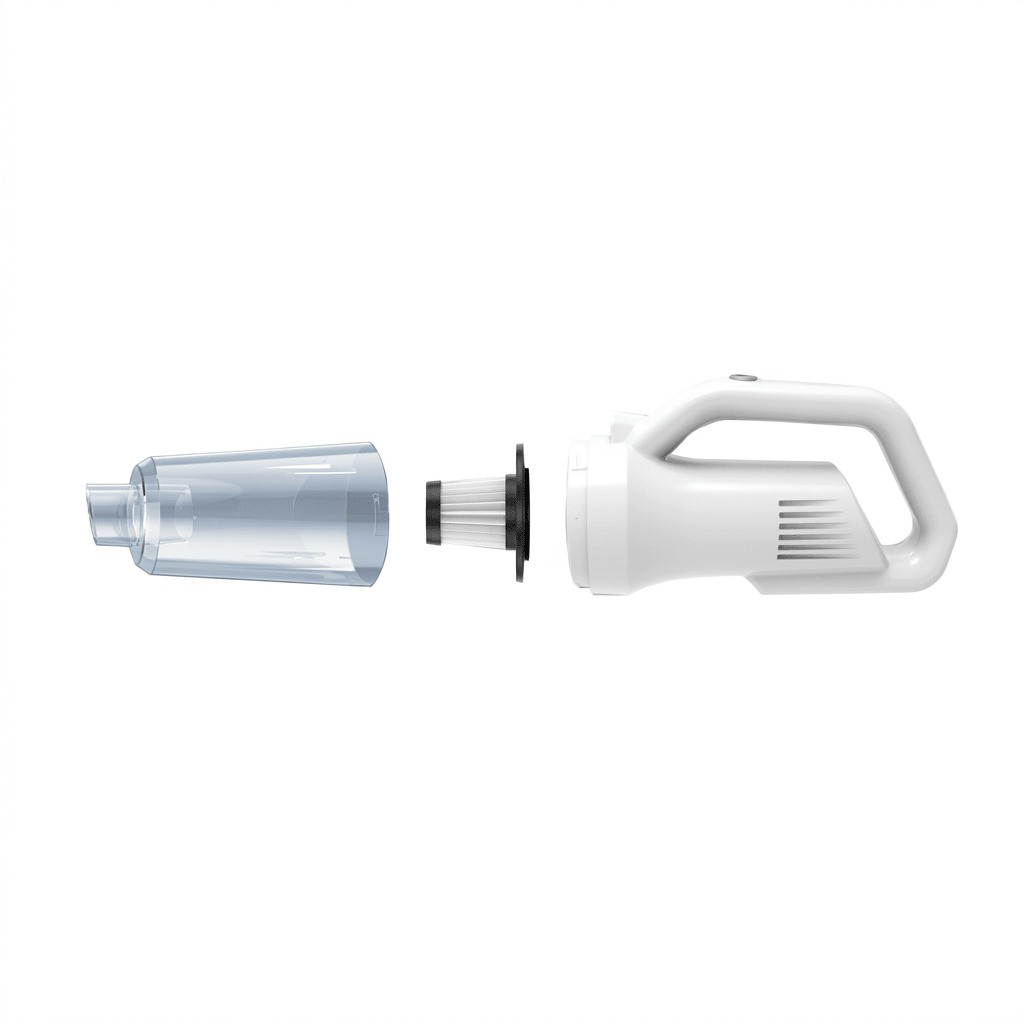 Cordless Pet Hair Vacuum, 12,000Pa Handheld Vacuum with 4 Nozzles, LED & 30-Min Runtime - Homvista