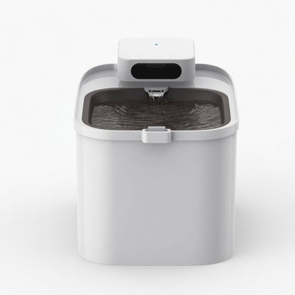 Cordless Pet Water Fountain with Bluetooth App, 3 Drinking Modes, Stainless Tray & 5 Filters - Homvista