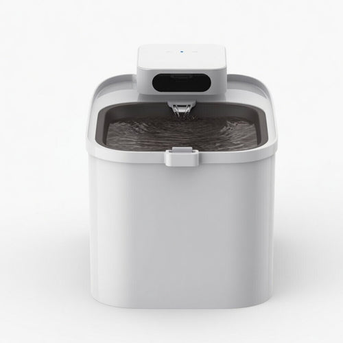 Cordless Pet Water Fountain with Bluetooth App, 3 Drinking Modes, Stainless Tray & 5 Filters - Homvista