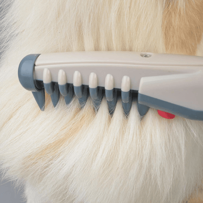 Dog & Cat Detangling Comb, Stainless Steel Pet Grooming Tool for Knots & Matted Fur - Homvista