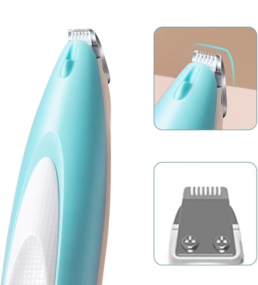 Dog Grooming Trimmer, Rechargeable Pet Clippers with LED, 18mm Blade & <35dB Quiet Operation - Homvista
